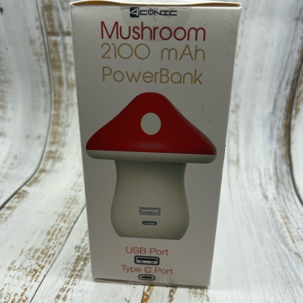 Mushroom USB Rechargeable Power Bank, NIB🍄 - Picture 8 of 9